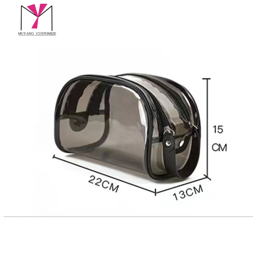 transparent cosmetic bag