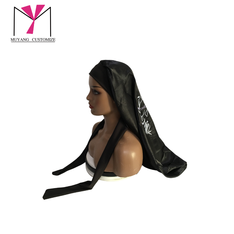 long bonnet with elastic tie