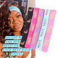 Edge Melt Band For Lace Wigs Velcro Elastic Band With Logo For