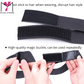 Customized Your Own Logo Or Name Adjustable Edge Elastic Band For Wigs